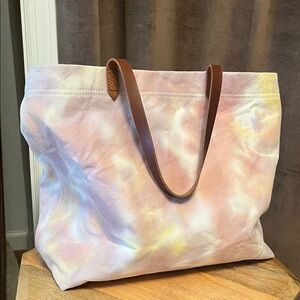 Tie-Dye Canvas Tote Bag